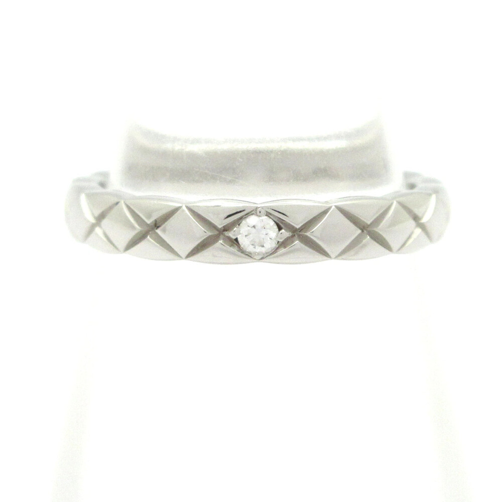 Chanel Matelasse Diamond Ring #354198C10B